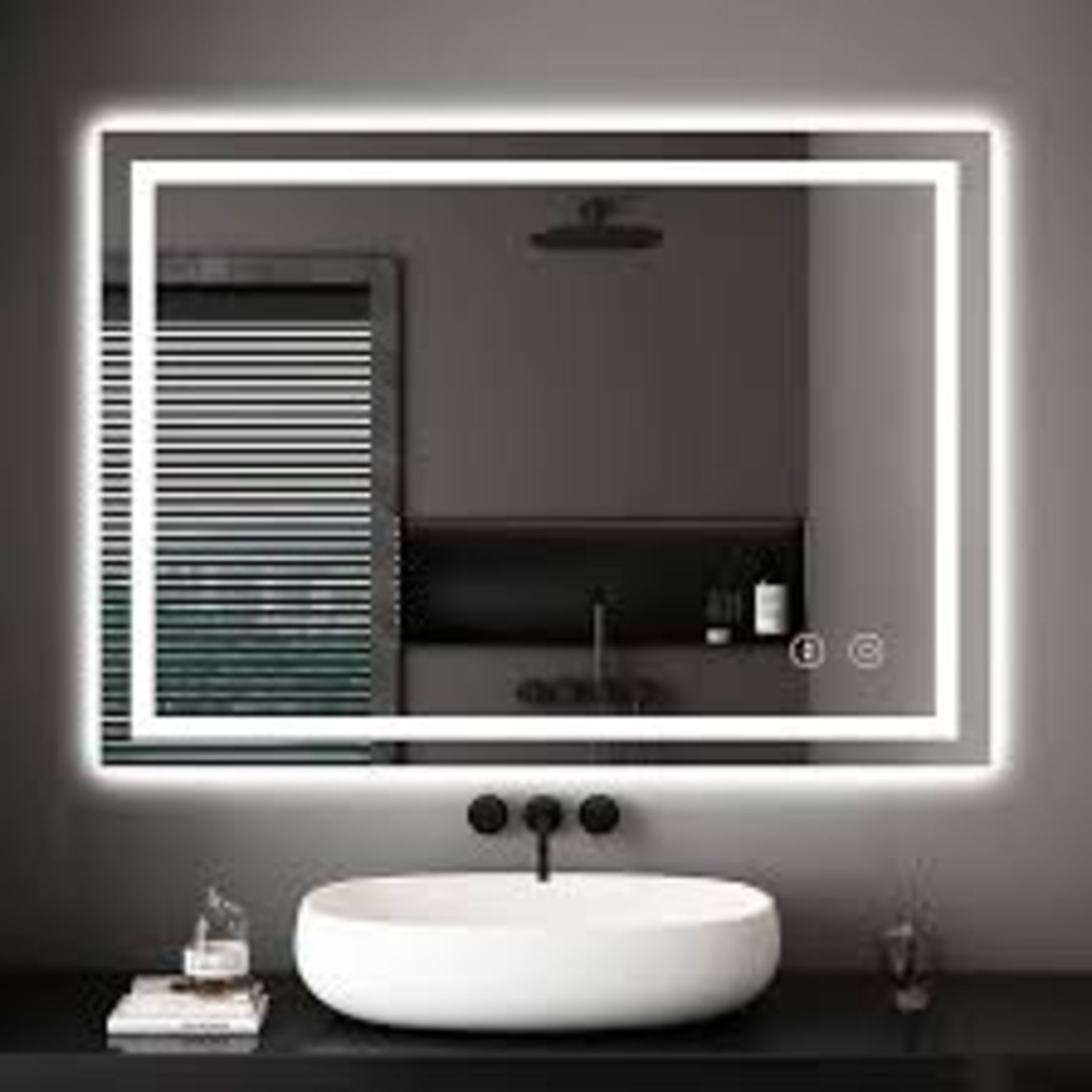 Dripex Bathroom Mirror with LED Lights, 600 * 800 MM Illuminated. - ER50.