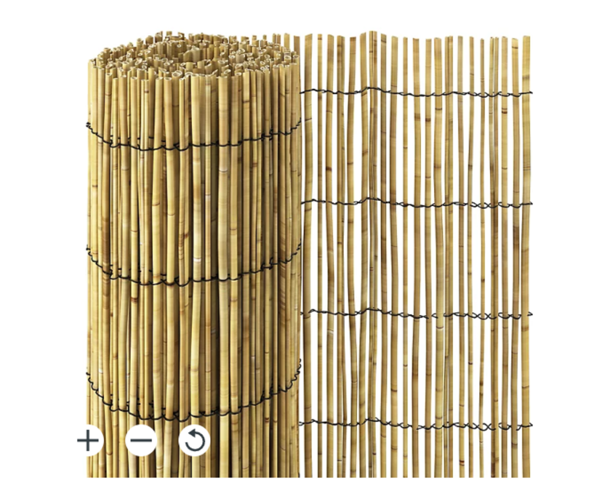 2 x Packs of Natural Reed Garden screen (H)1.5m (W)3m. - ER48