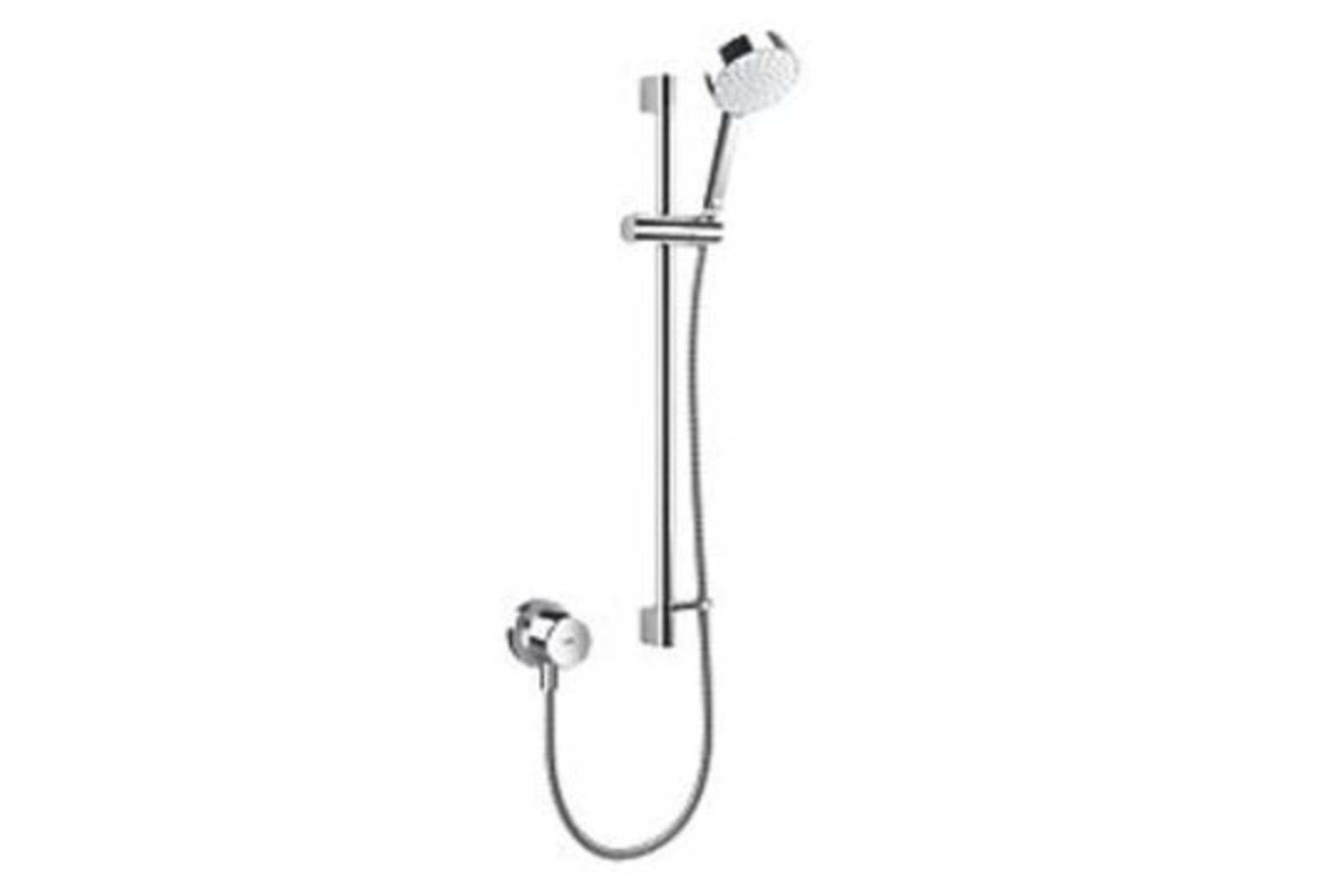 MIRA MINIMAL EV REAR-FED EXPOSED CHROME THERMOSTATIC MIXER SHOWER - ER52. Compact, minimalist design