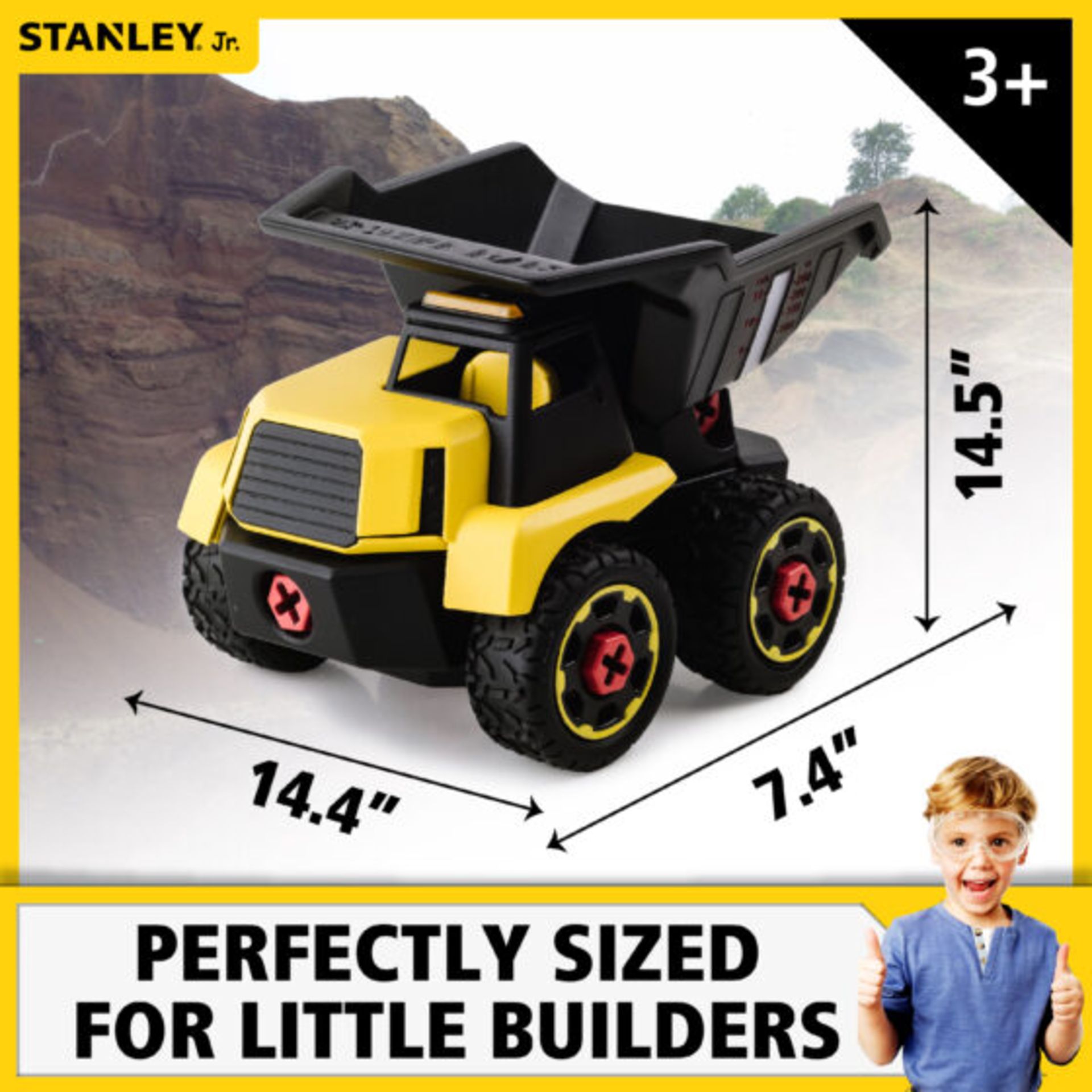 5 X Brand New Stanley Jr. Take A Part Dump Trunk 22 Pieces, - Bild 6 aus 8
