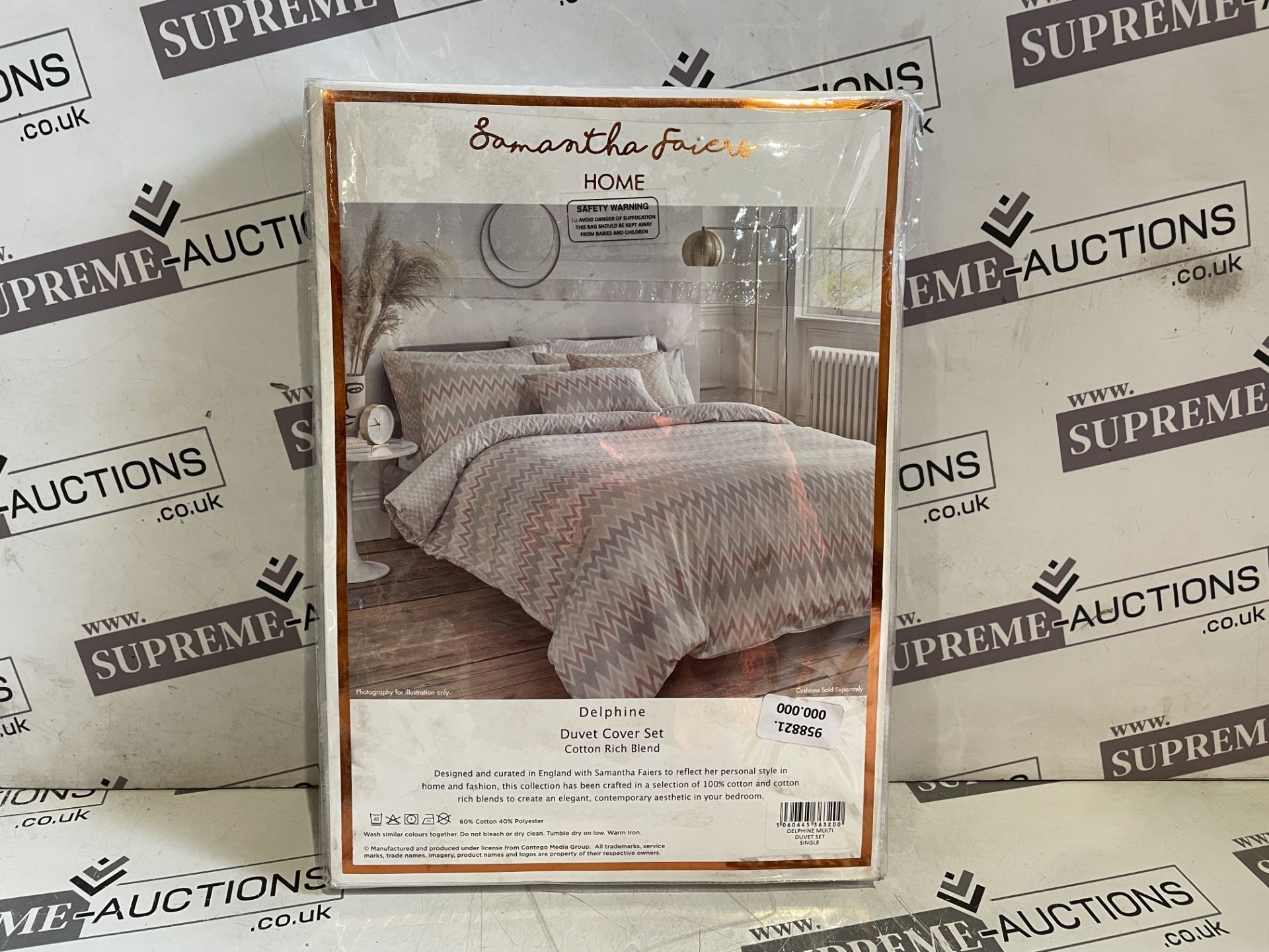 5 X BRAND NEW SAMANTHA FAIERS HOME SINGLE DUVET SETS R15.6