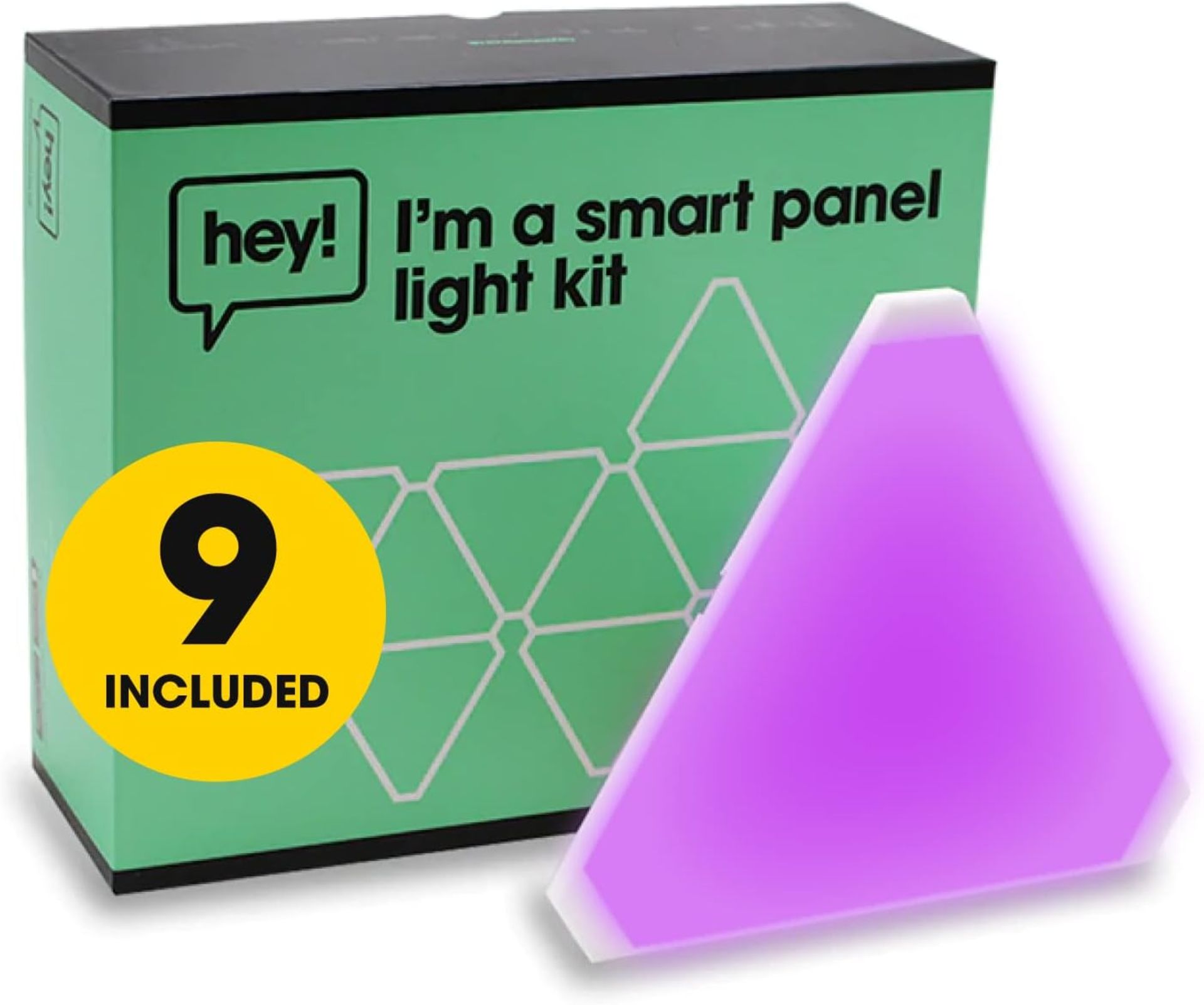 NEW & BOXED HEY! SMART LED RGBW Panel Lighting Kit. RRP £119.99 EACH. Dimmable RGB Lights: For