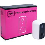 3x NEW & BOXED HEY! SMART Outdoor Wireless Security Camera. RRP £74.99 EACH. Outdoor Home Security