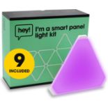 NEW & BOXED HEY! SMART LED RGBW Panel Lighting Kit. RRP £119.99 EACH. Dimmable RGB Lights: For