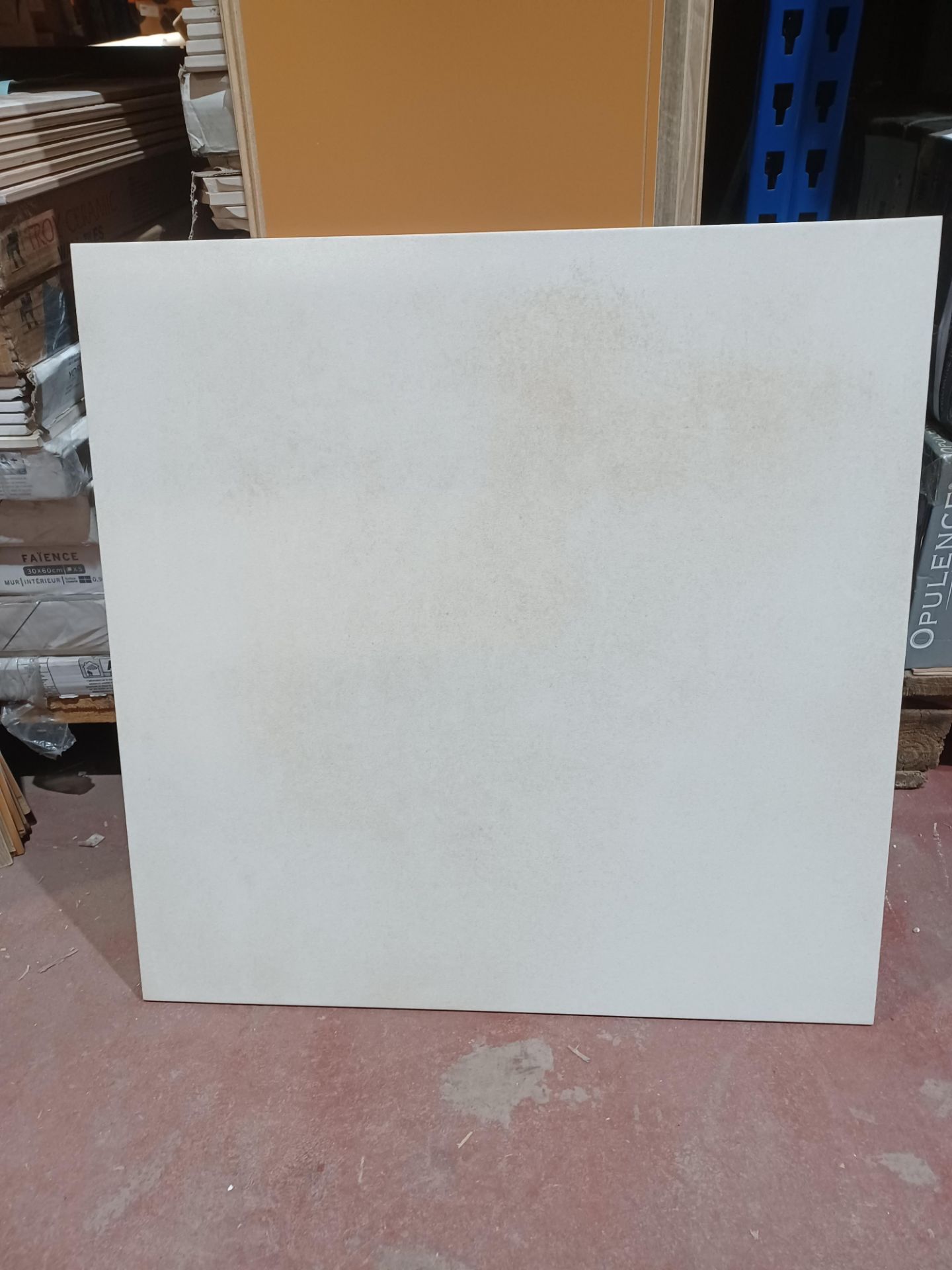 6 x PACKS OF Konkrete 600x600mm Ivory Matt Concrete effect Porcelain Wall & Floor Tiles. Each Pack