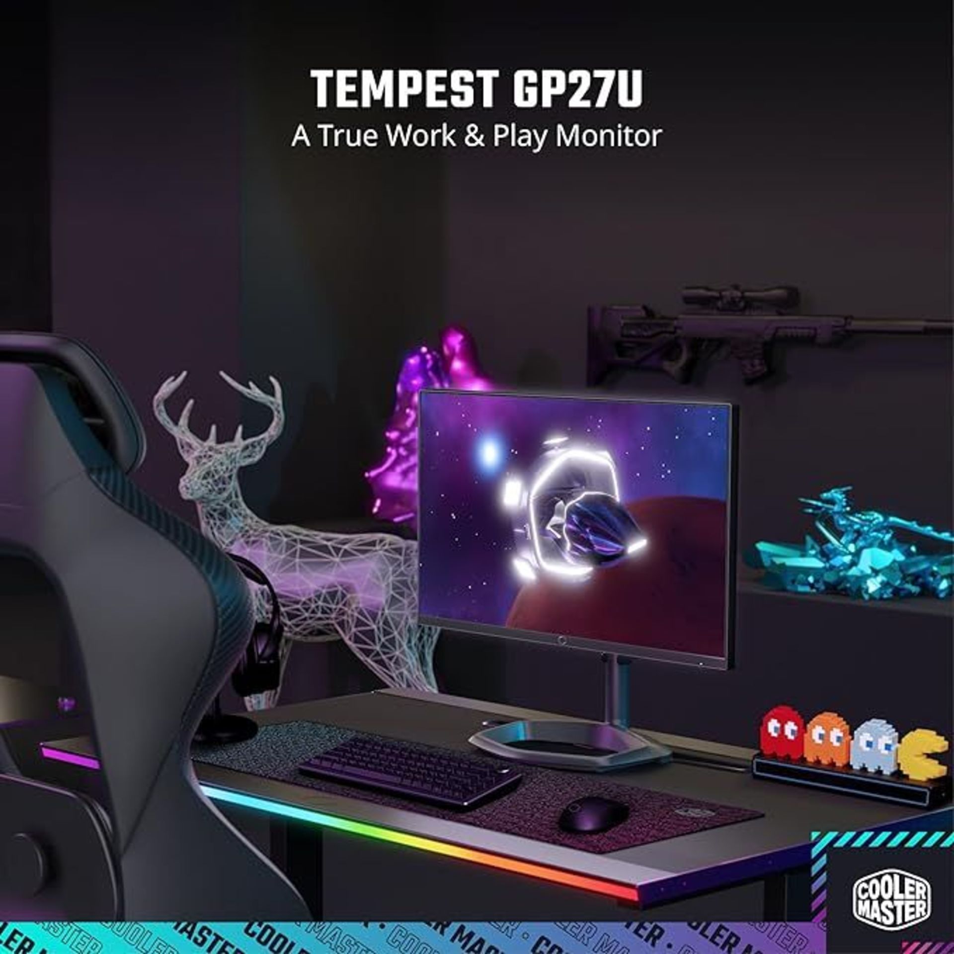 Cooler Master Tempest GP27U 27-Inch 4K Gaming Monitor | 160Hz Refresh Rate | 1ms Response Time | HDR