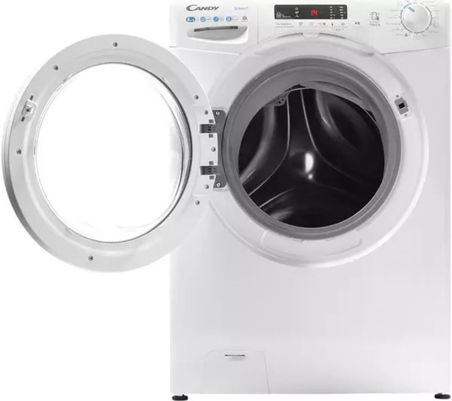 CANDY CSW 4852DE NFC 8 kg Washer Dryer – White. - S2. RRP £529.00. With the Candy CSW 4852DE NFC 8 - Image 2 of 2