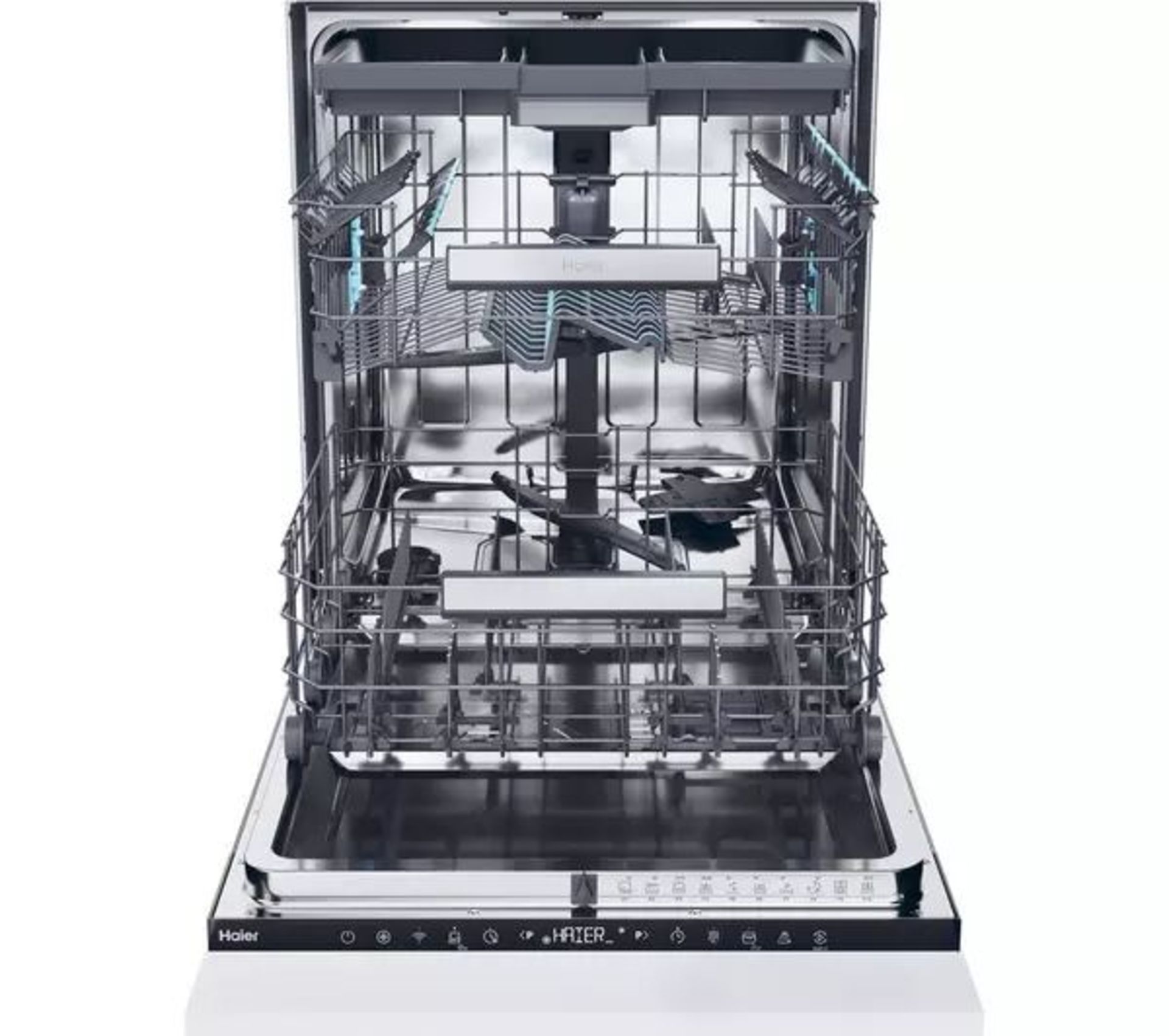 HAIER XS 6B0S3FSB-80 Full-size Fully Integrated Dishwasher. - S2. RRP £849.00. Tired of plates - Image 2 of 2