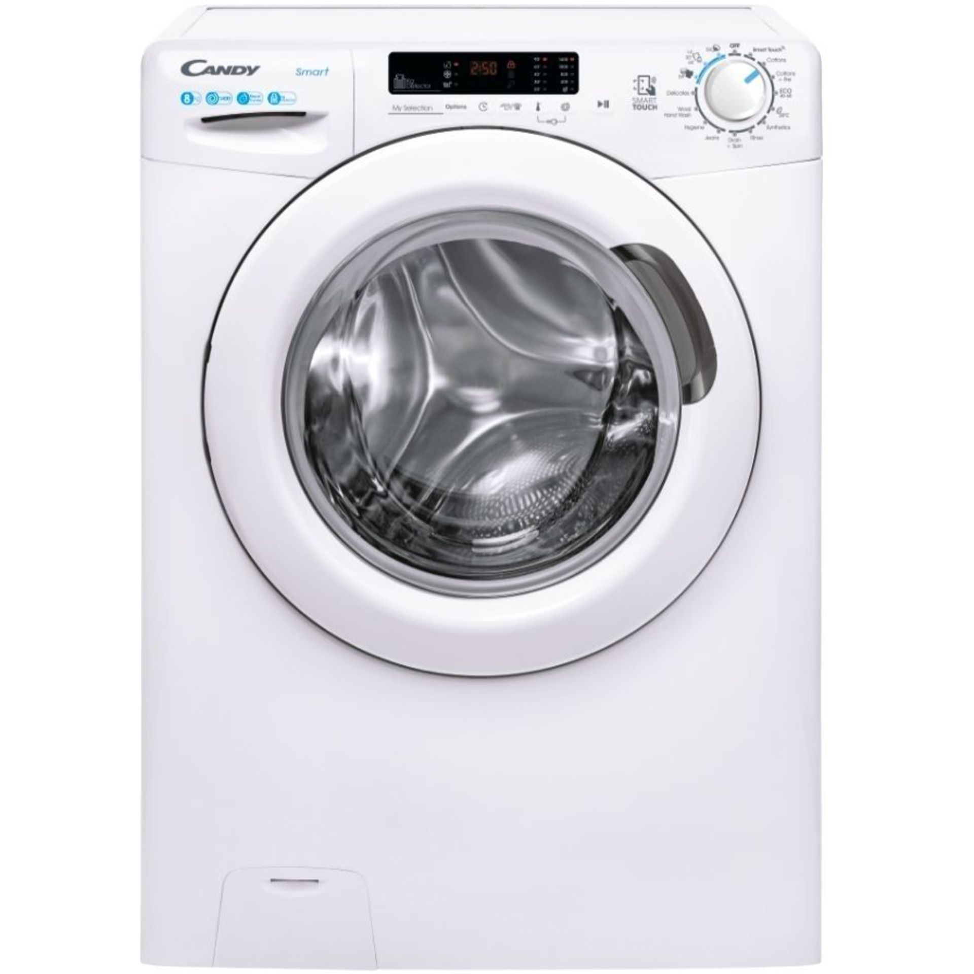 Candy CS 1482DE Washing Machine, 8kg, 1400 Spin, White. - S2. RRP £419.00. Let Candy help your day - Image 2 of 2