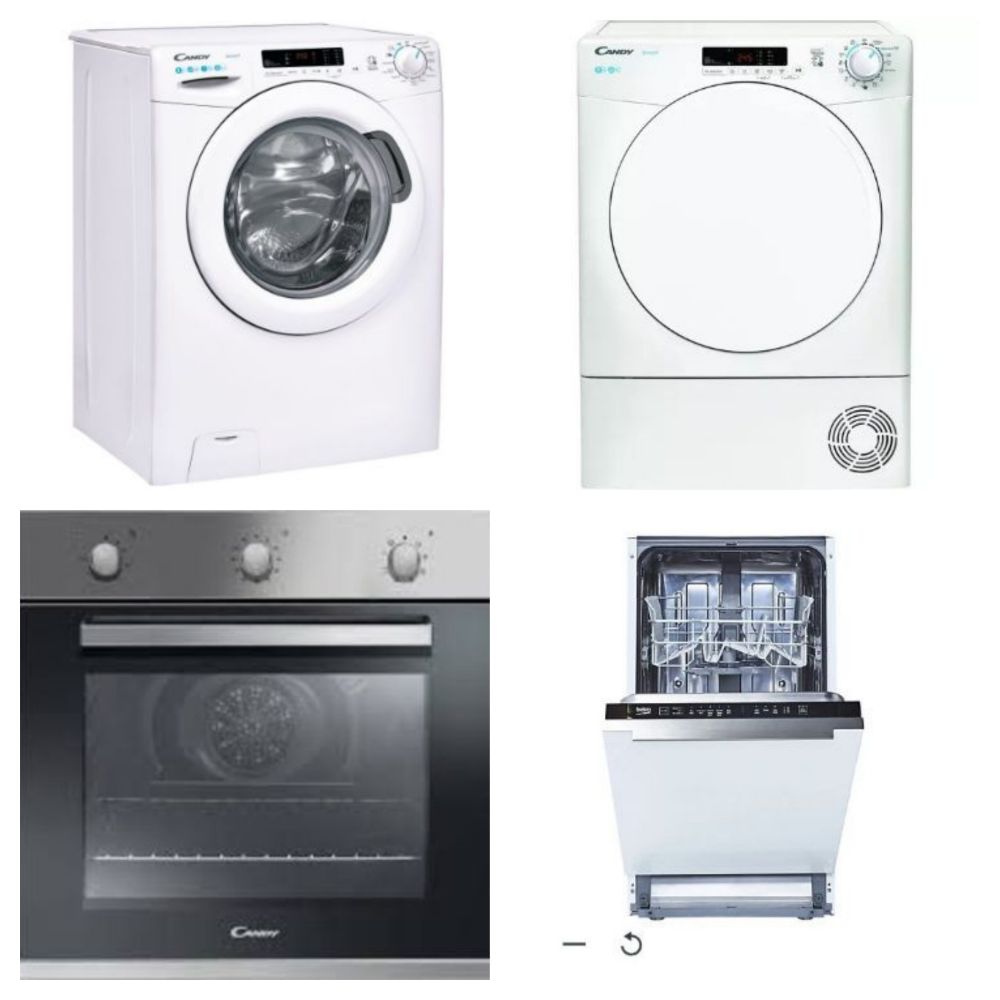 Dishwashers, Ovens, Fridges, Fridge Freezers, Hobs, Washing Machines, Tumble Dryers & More from Candy, Haier, Bosch, Beko - Delivery Available!