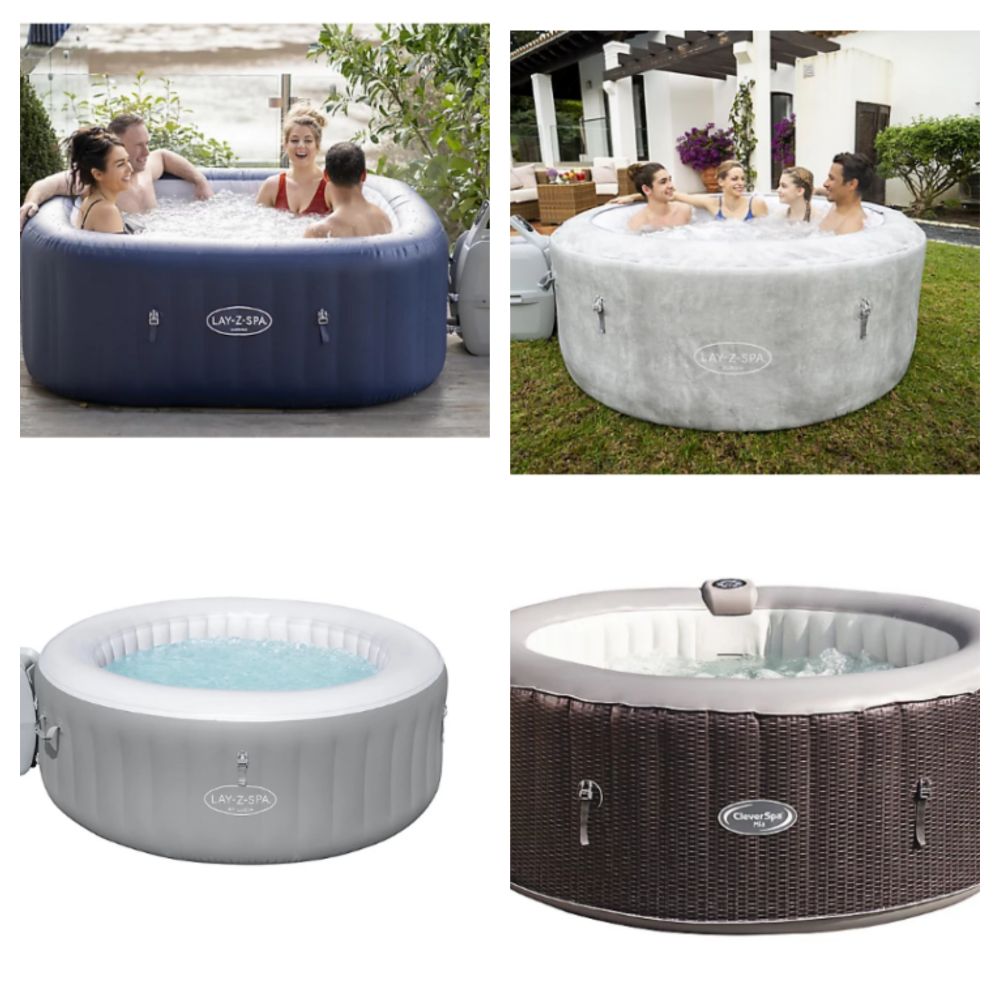 Lay Z Spa Hot Tubs - Models from; Zurich, Mia, Hawaii, Cancun, St Lucia and more. - Delivery Available