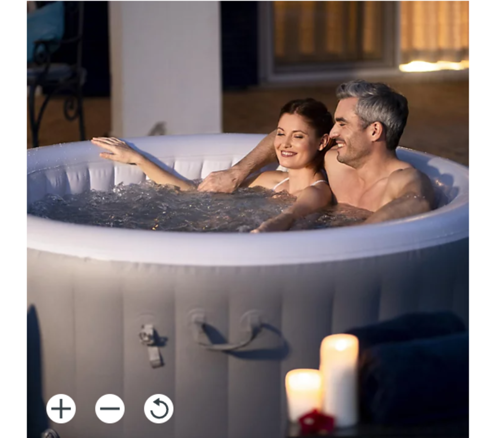 Lay-Z-Spa St.Lucia 3 person Inflatable Hot Tub. - ER. RRP £405.00. The Lay-Z-Spa St. Lucia AirJet™ - Bild 2 aus 2