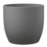 Indoor Ceramic Plant Pot - Stone Grey - ER41