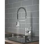 WATERSMITH Heritage Turin Pull-out Spray Mono Mixer Kitchen Tap Chrome Modern - ER44 *Design may