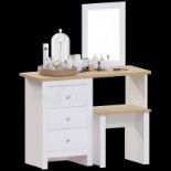 Arlington Dressing Table Set, White - ER41