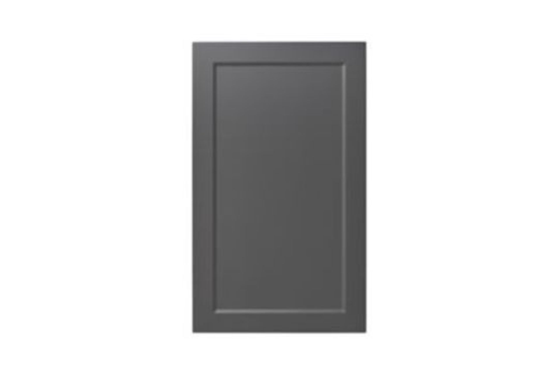 GoodHome Artemisia Matt Graphite Classic Shaker 50:50 Larder Cabinet Door (W)600mm (H)1001mm (T)18mm