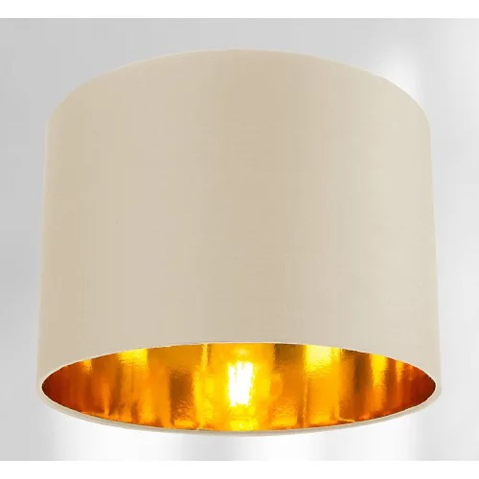 contempory cream coton 10" Shade - ER42