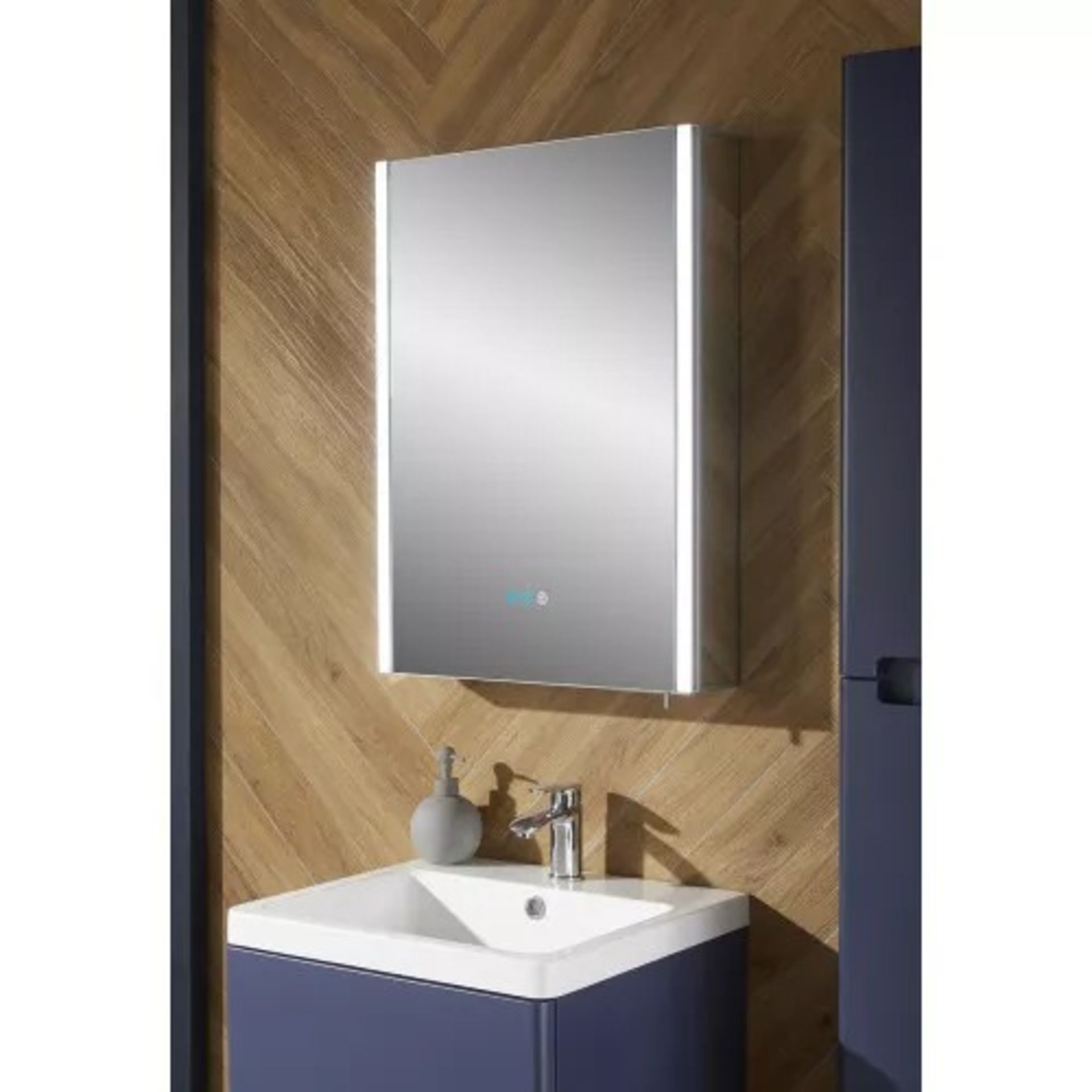 LED Bathroom Mirror Cabinet with Shaver Socket/Touch Sensor/Demister/Bluetooth - ER41