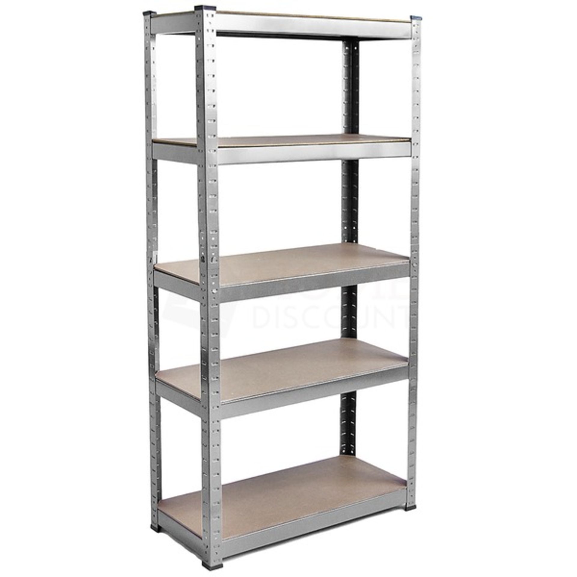 2x 5 Tier Shelf, Galvanised units - ER41