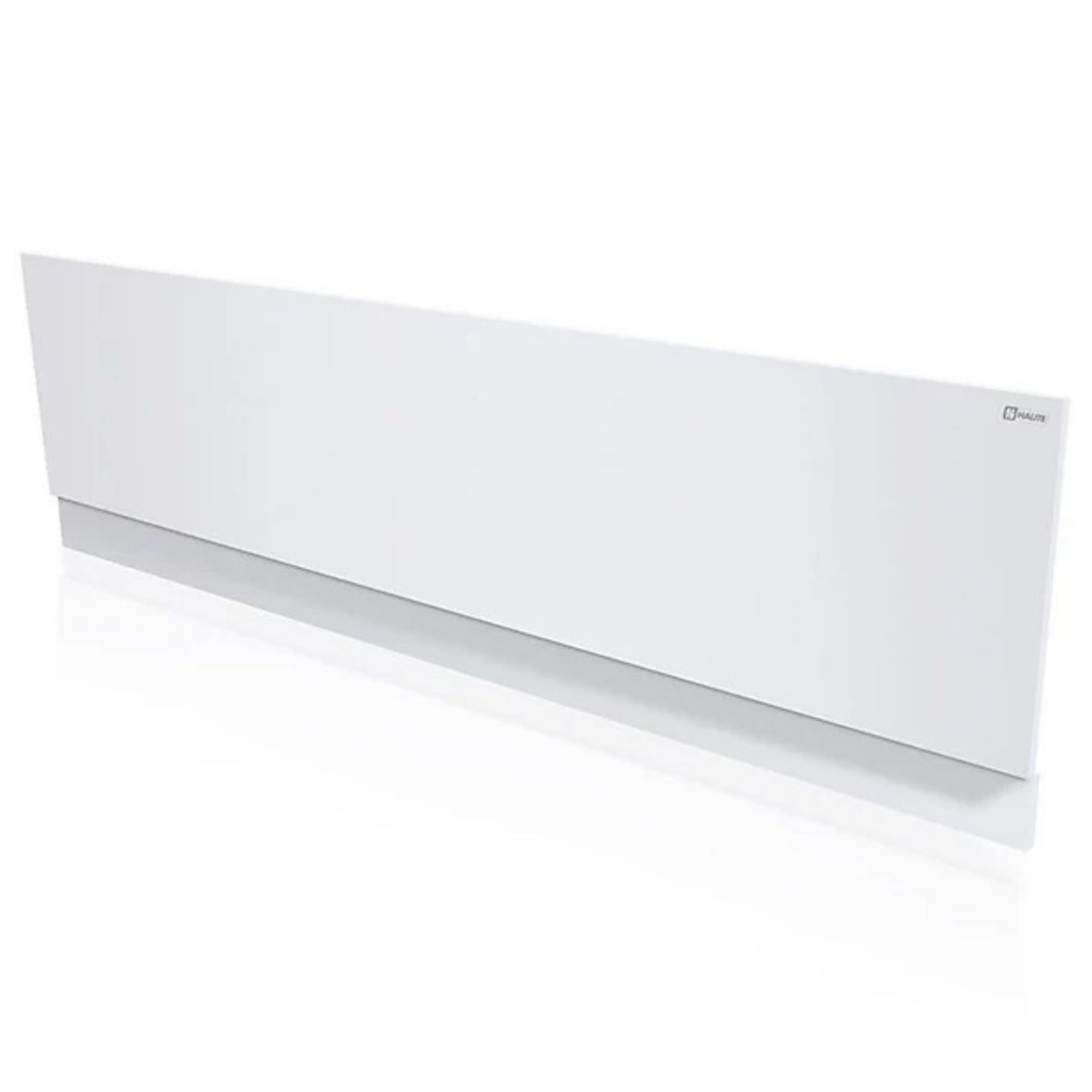 Halite Waterproof 1700mm Front Bath Panel and Plinth - Gloss White - ER45