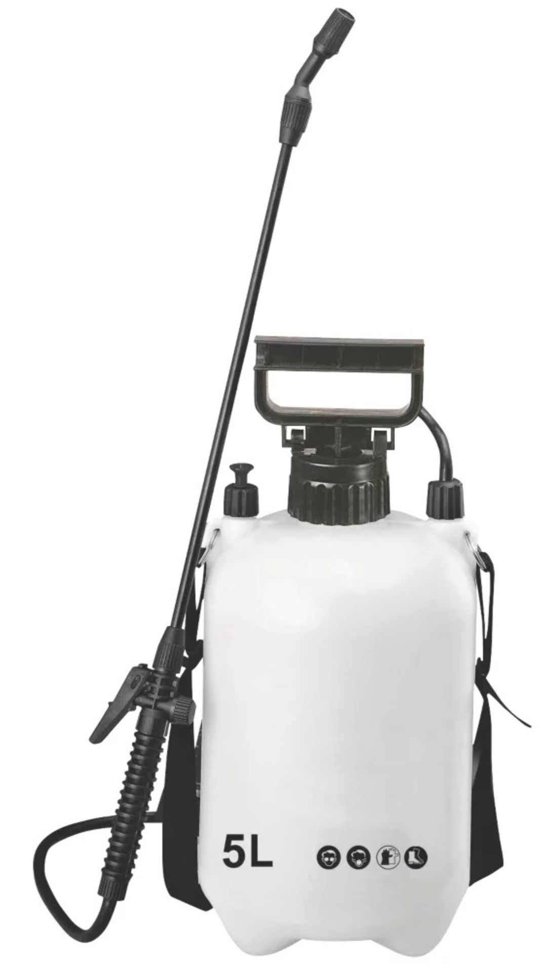 8x White / Black Pressure Sprayer 5Ltr - ER41