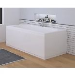Halite 1600mm Front Bath Panel - White Gloss - ER45