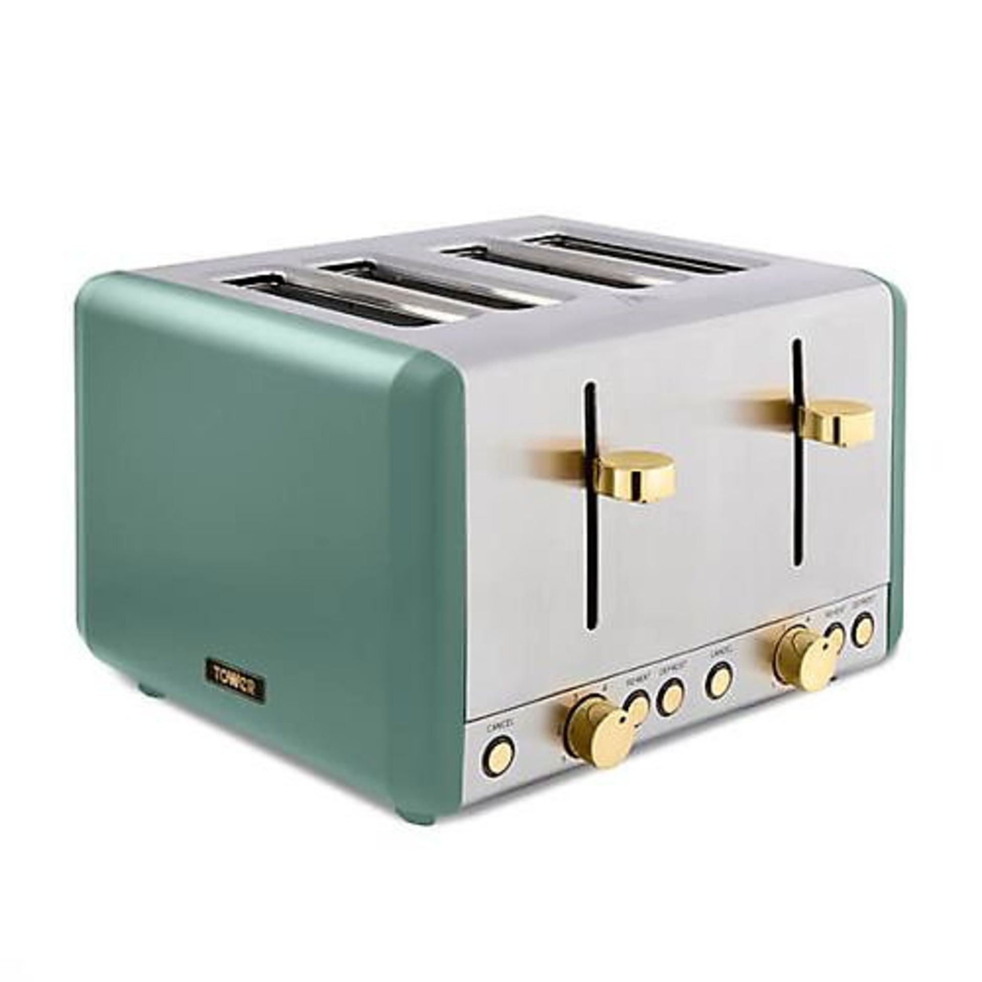 Tower Cavaletto Toaster 4 Slice Jade - ER45