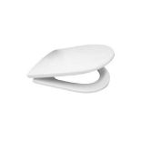 Euroshowers White D Shaped Soft Close Quick Release Toilet Seat Anti Bacterial - ER45