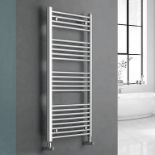 300x1200mm Straight Chrome Heated Towel Warmer Ladder Rail Radiator - ER45