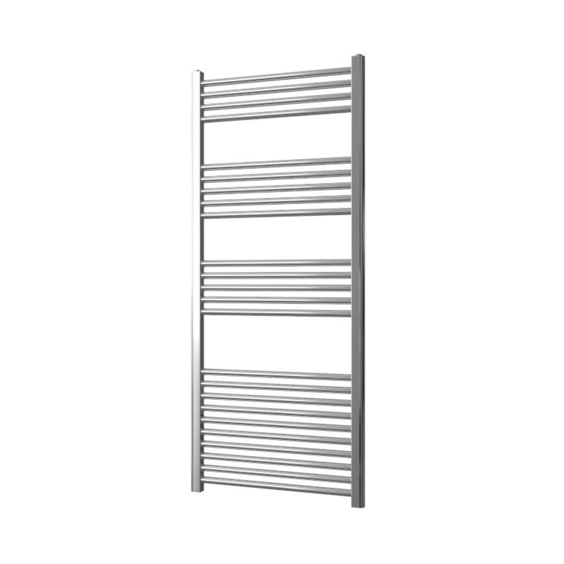 1400 x 600 Straight Chrome Towel Rail - ER41