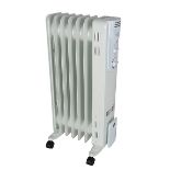 Essentials 1500W Oil-Filled Radiator White Space Heaters - ER42