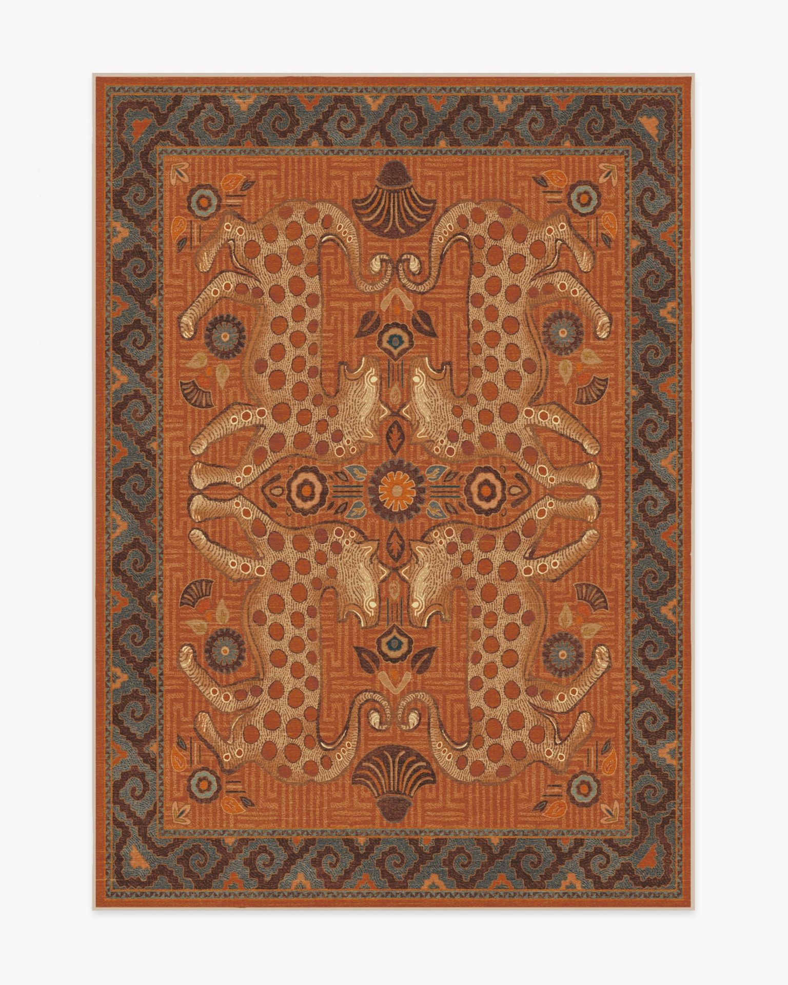 Rennu Yana Terracota Rug - ER41