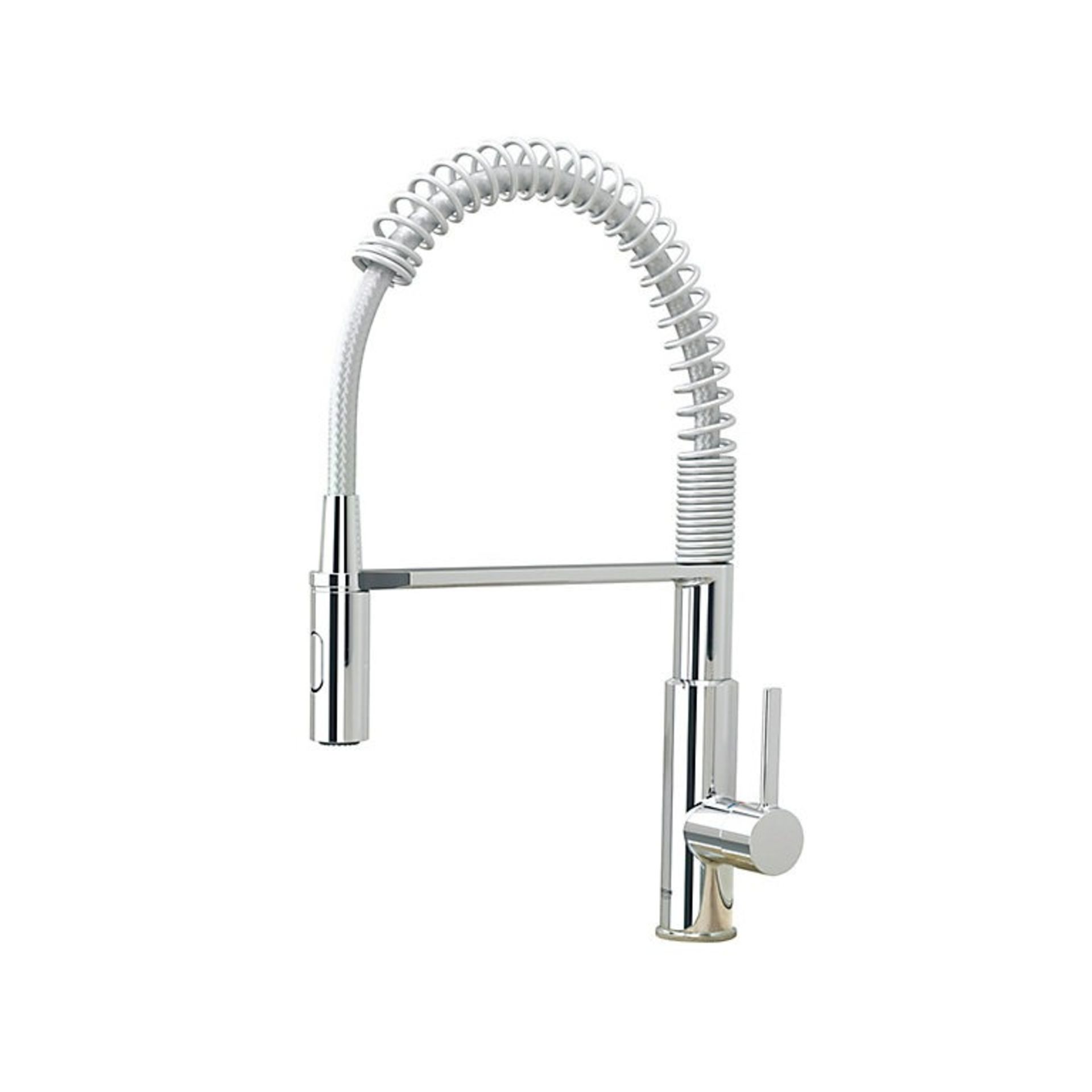 Grohe Get Chrome effect Kitchen Side lever spring neck Tap - ER41