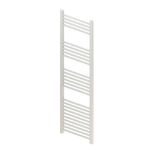 Eastbrook Wingrave 1600 x 600 Straight Matt White Towel Rail - ER45