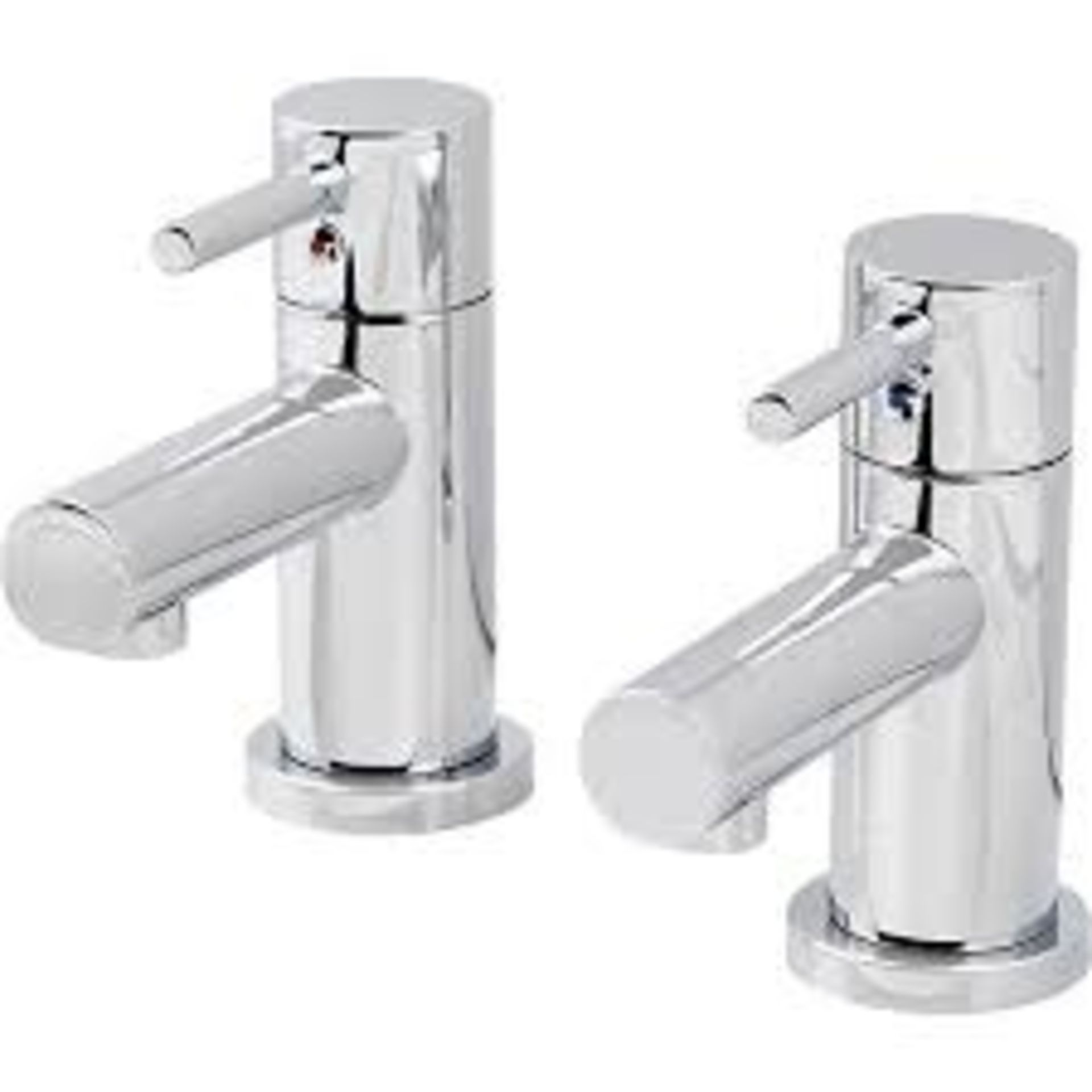 GoodHome Lazu Contemporary Basin Pillar Tap - ER41