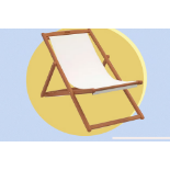 PALLET TO CONTAIN 5 X BRAND NEW John Lewis FOLDING DECK CHAIR.RRP £148.99. wooden Anyday garden