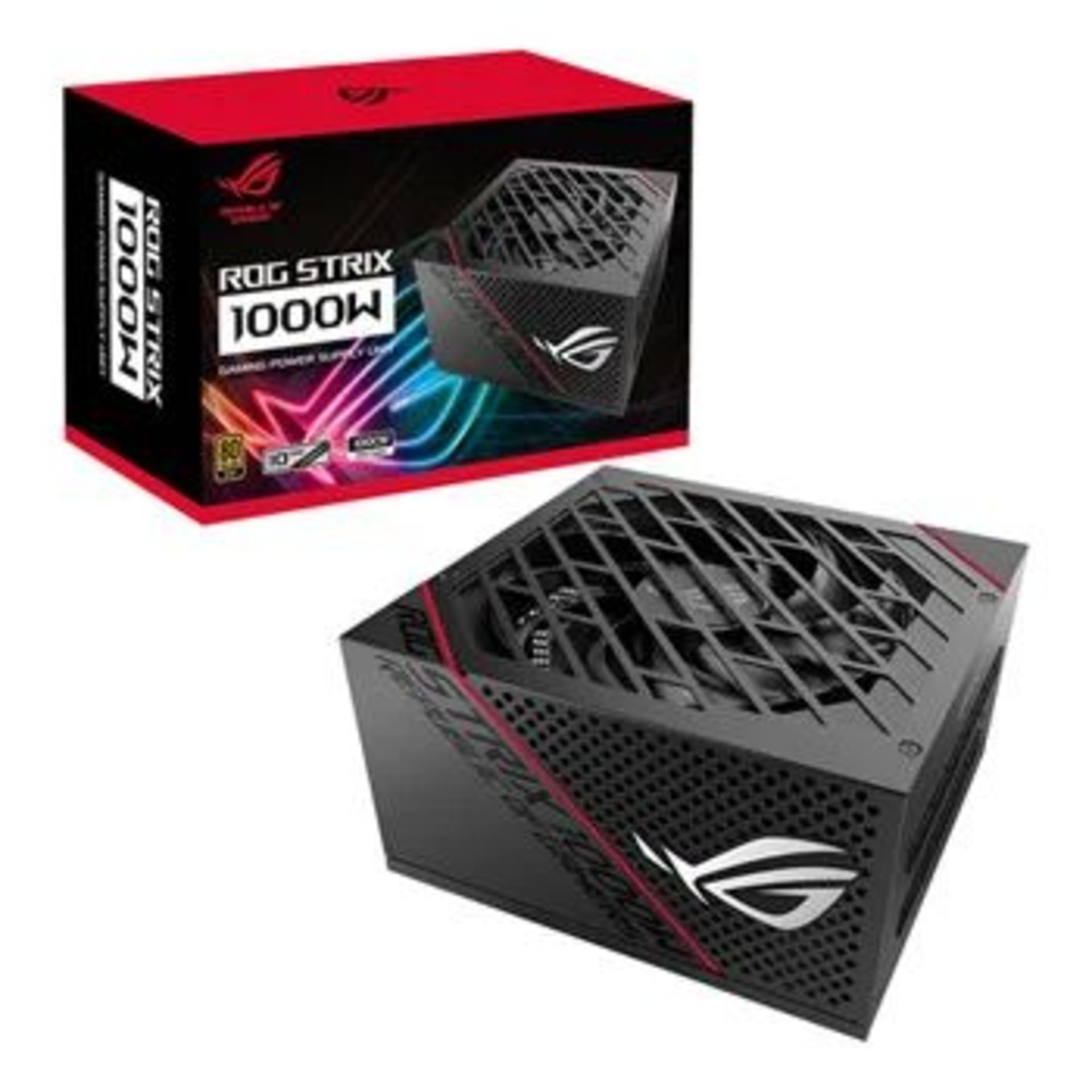 ASUS ROG Strix 1000W Gold Modular PSU / Power Supply. - BW. RRP £249.99. The ROG STRIX 1000W