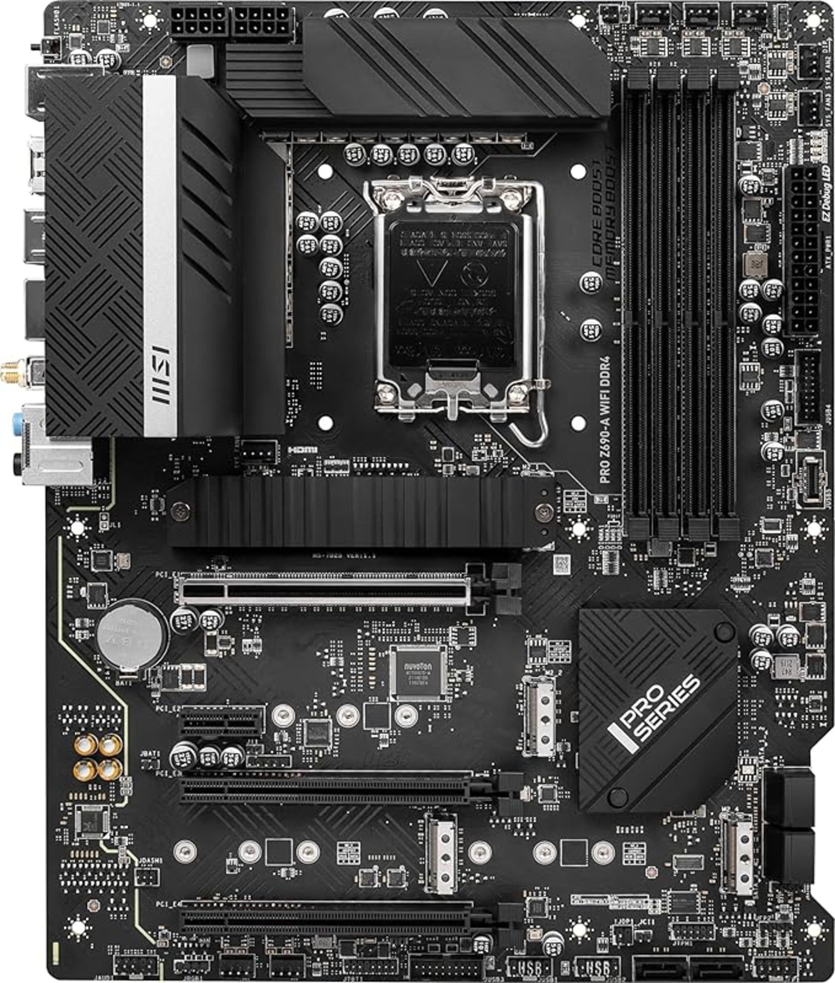 MSI PRO Z690-A WiFi DDR4 ProSeries Motherboard (ATX, 12th Gen Intel Core, LGA 1700 Socket, DDR4,