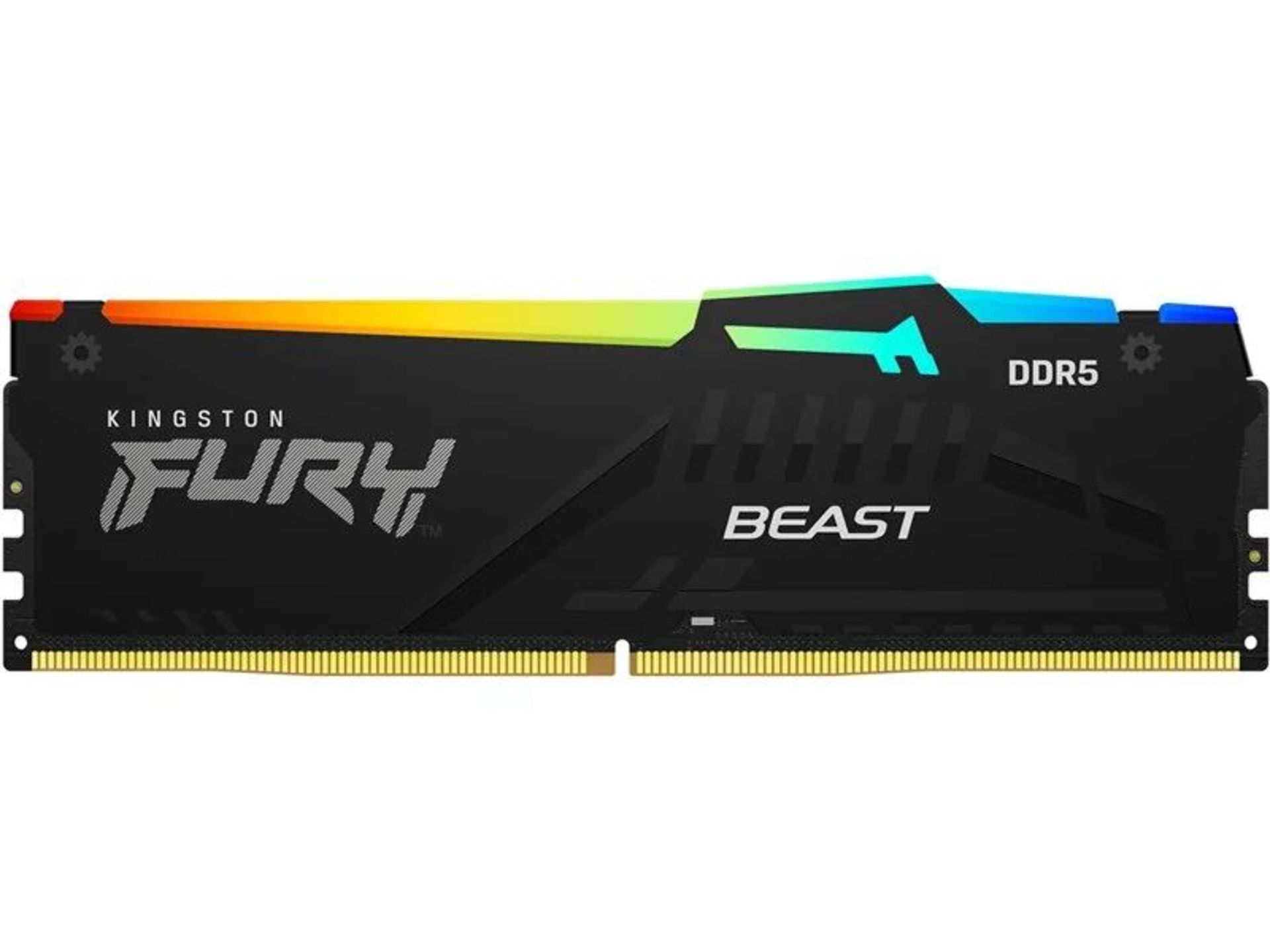 Kingston FURY Beast RGB 8GB (1x8GB) 6000MHz DDR5 Memory. - BW. RRP £99.00