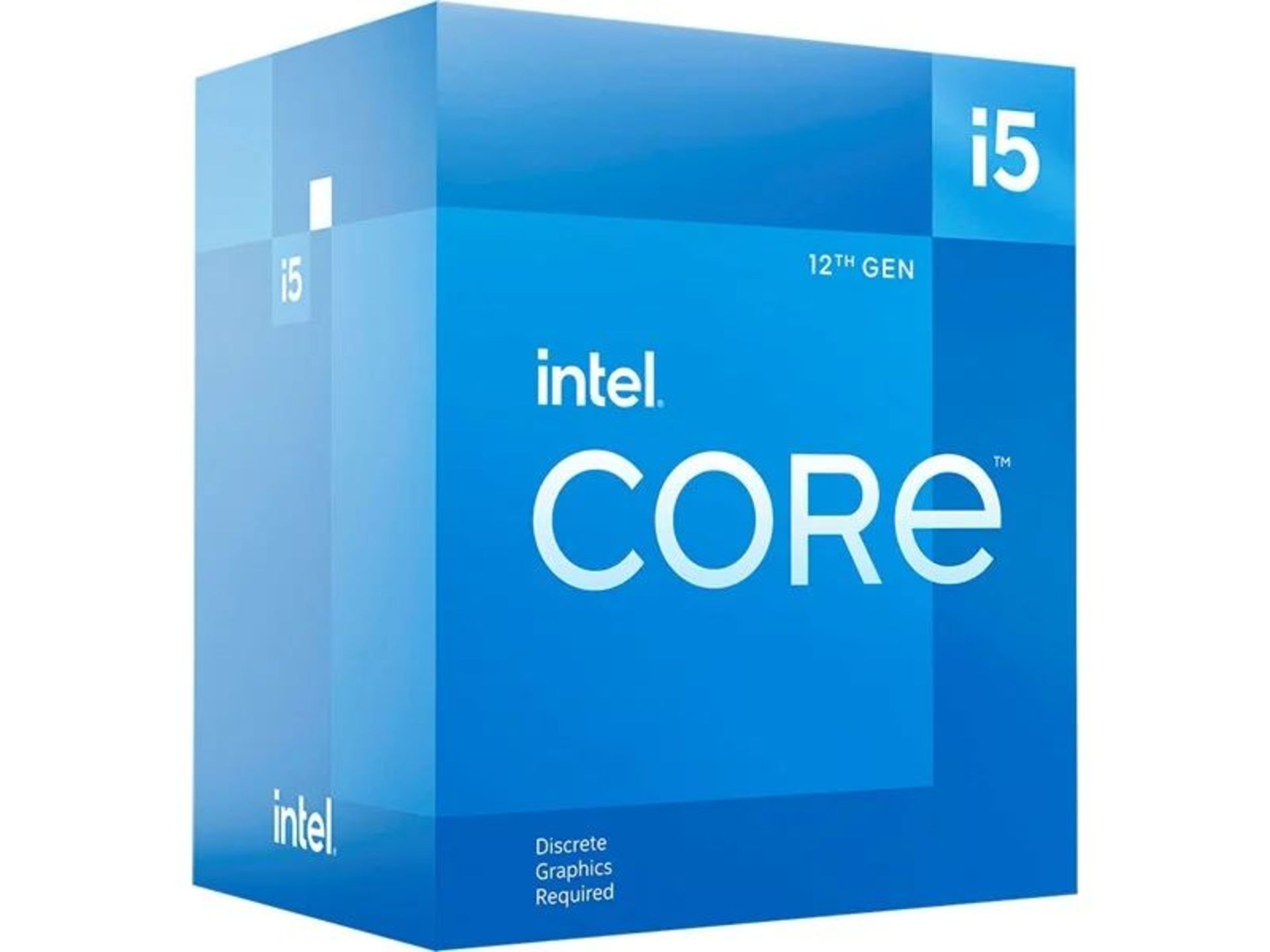 Intel Core i5 12400F 2.5GHz Hexa Core LGA1700 CPU. - BW. RRP £329.99. 12th Gen Intel® Core™ i5-