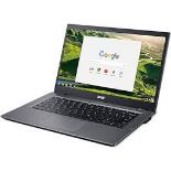 ACER CHROMEBOOK 14 INCH HD, CP5-471 CELERON 3855U 4GB 16GB FLASH DRIVE. - RRP £275.00.