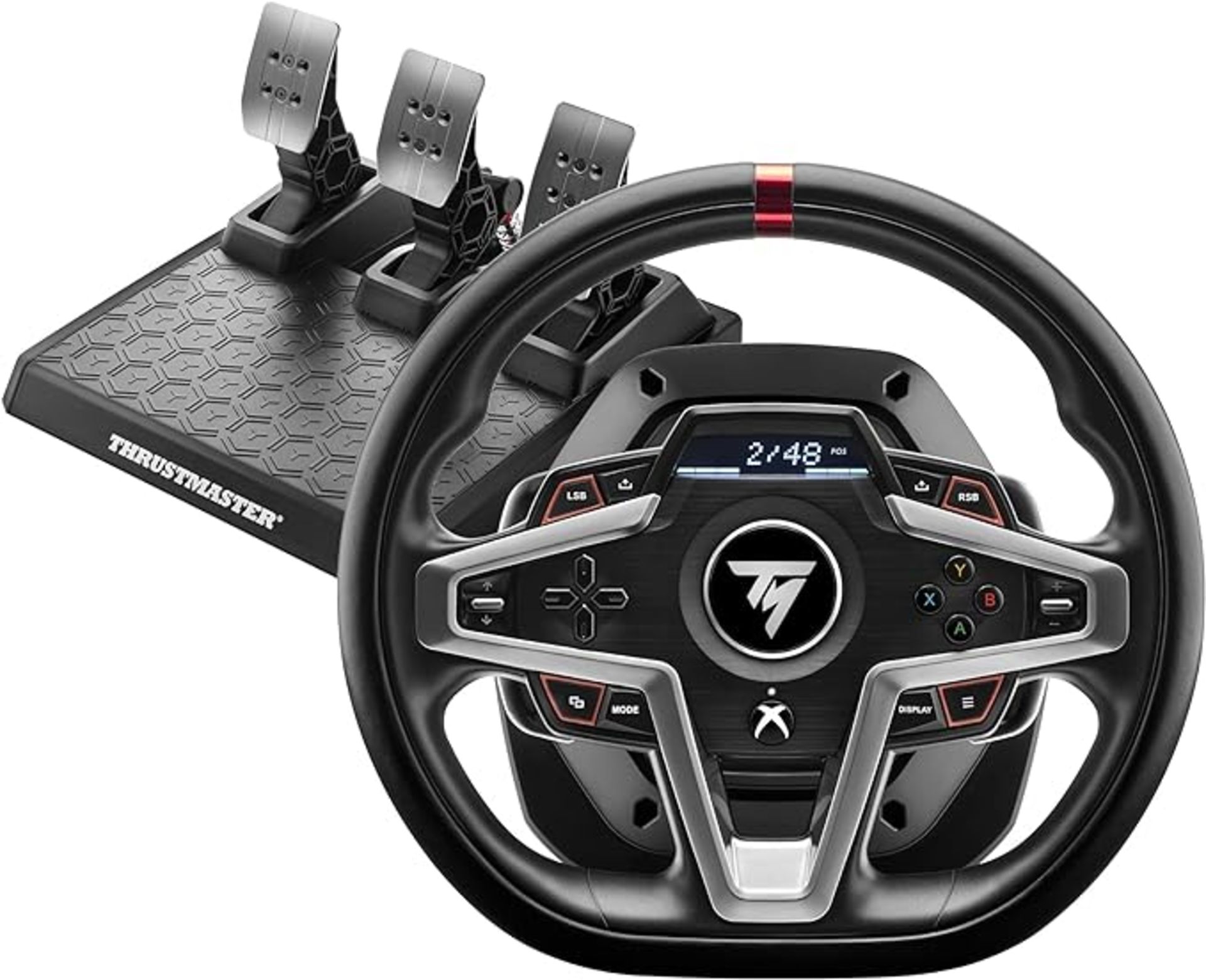 Thrustmaster T248 Force Feedback Racing Wheel for Xbox Series X|S / Xbox One / Windows. - BW. RRP £