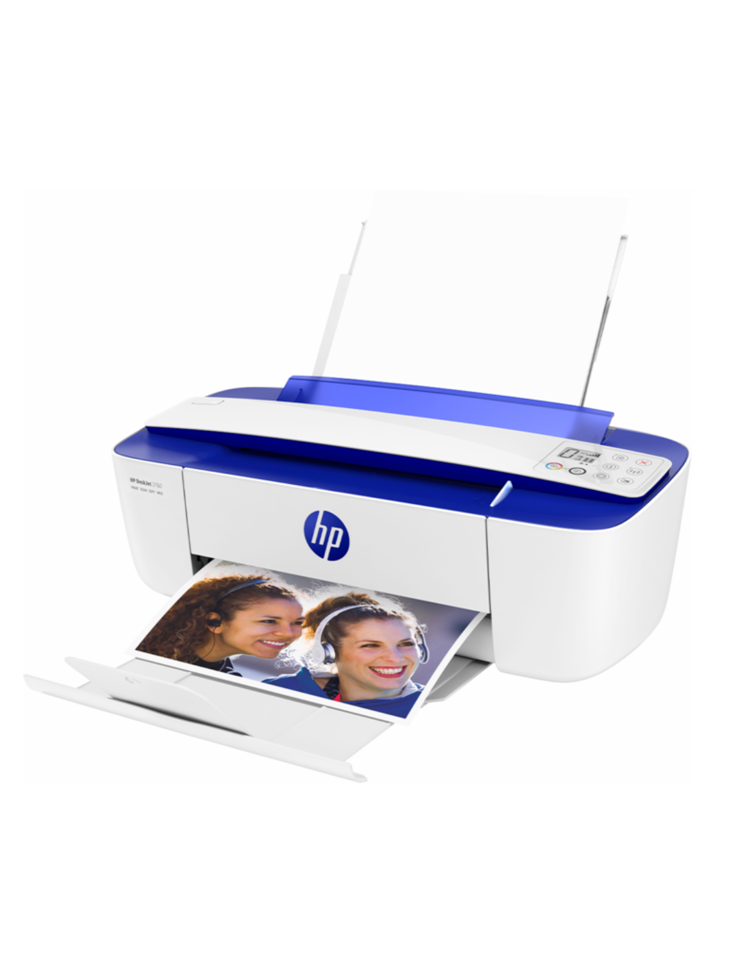 HP DeskJet 3760 Inkjet Printer – Blue / White. - BW. Multifunction colour inkjet – print, scan &