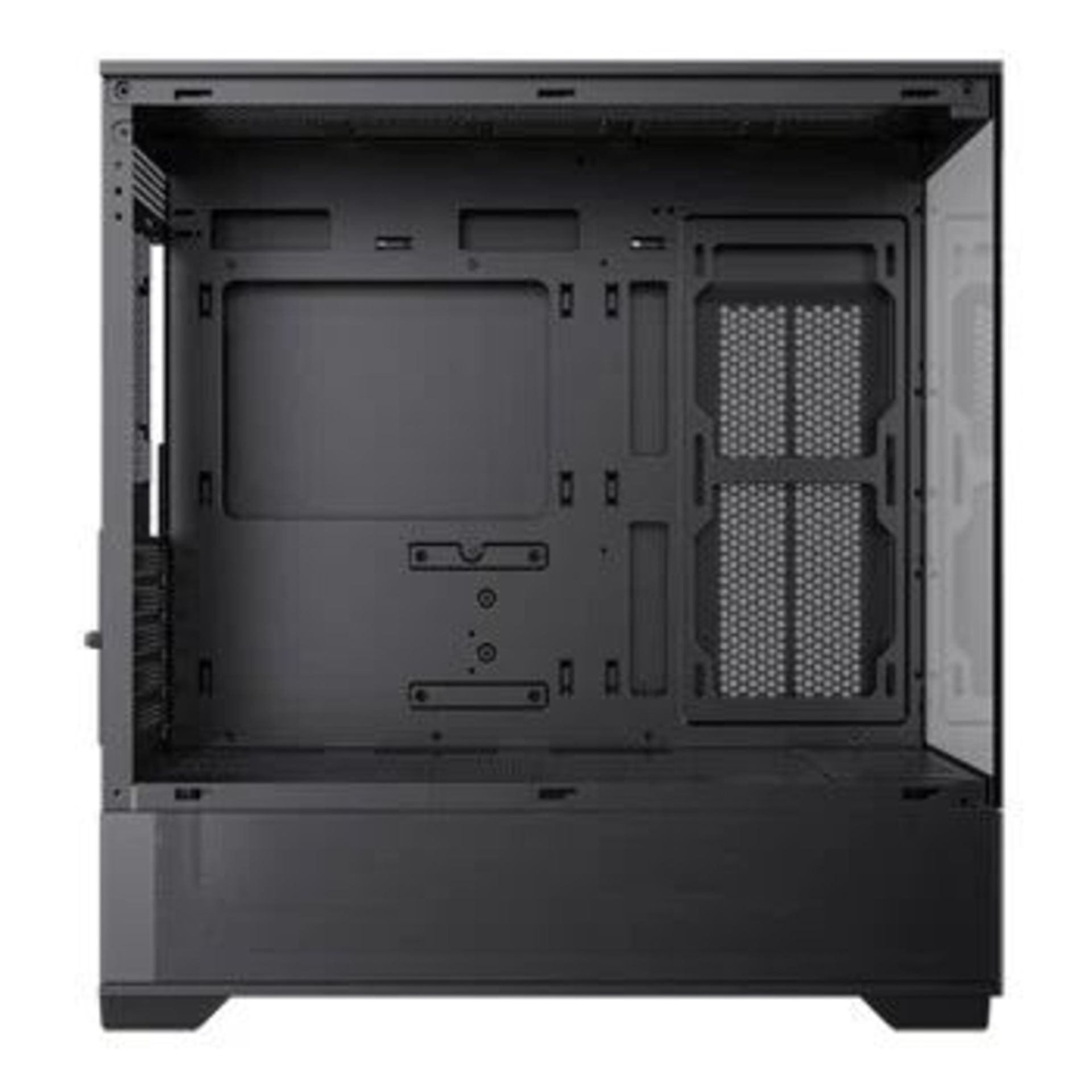 GameMax Vista Mini Black MicroATX PC Case with 6x Dual-Ring Infinity Fans. - BW. The GameMax Vista - Image 2 of 2