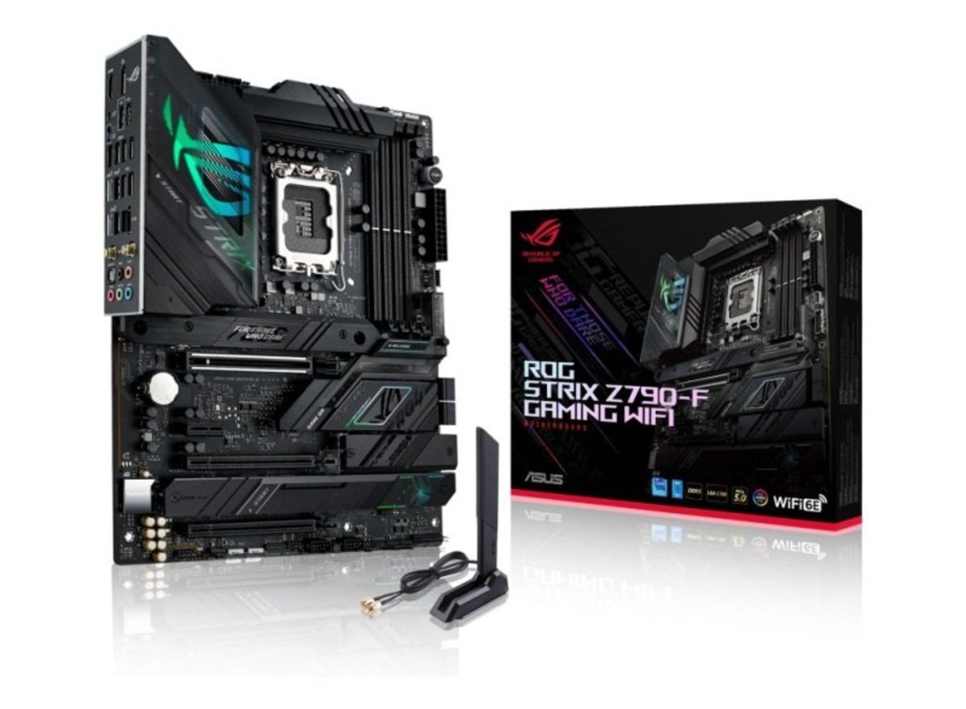 ASUS ROG STRIX Z790-F GAMING WIFI ATX Motherboard. - BW. RRP £500.00. • Intel® LGA 1700 socket: