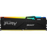 Kingston FURY Beast RGB 8GB (1x8GB) 6000MHz DDR5 Memory. - BW. RRP £99.00