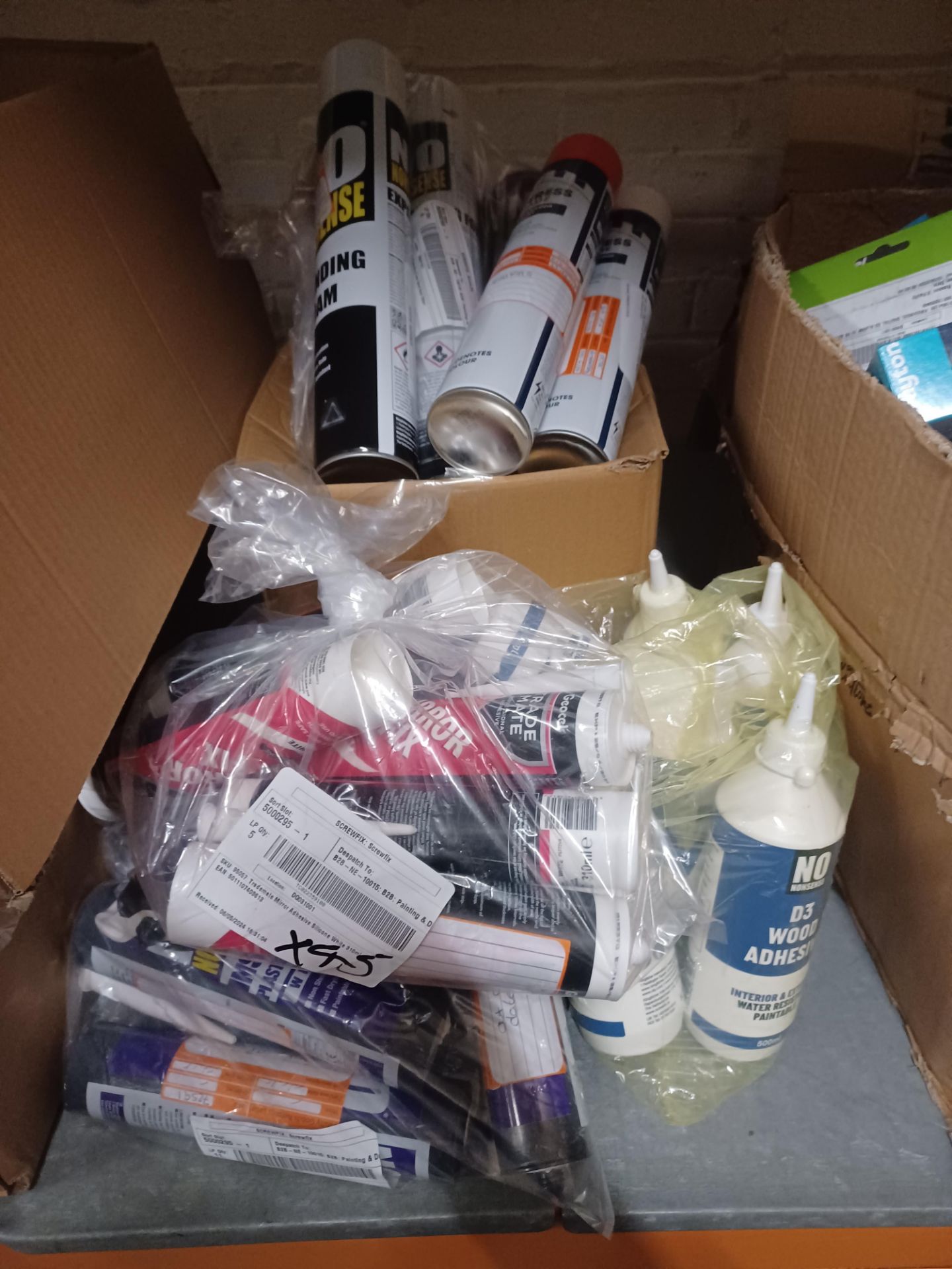 45 x Mixed Lot of Adhesives, Expanding Foam, Silicone and more. - PW.