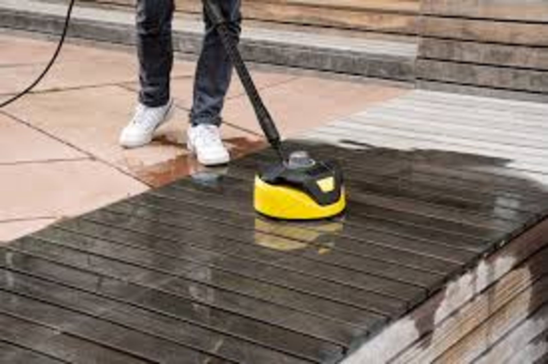 Kärcher T 5 T-Racer surface cleaner Pressure washer patio & decking cleaner (Dia)28cm. - S2. The