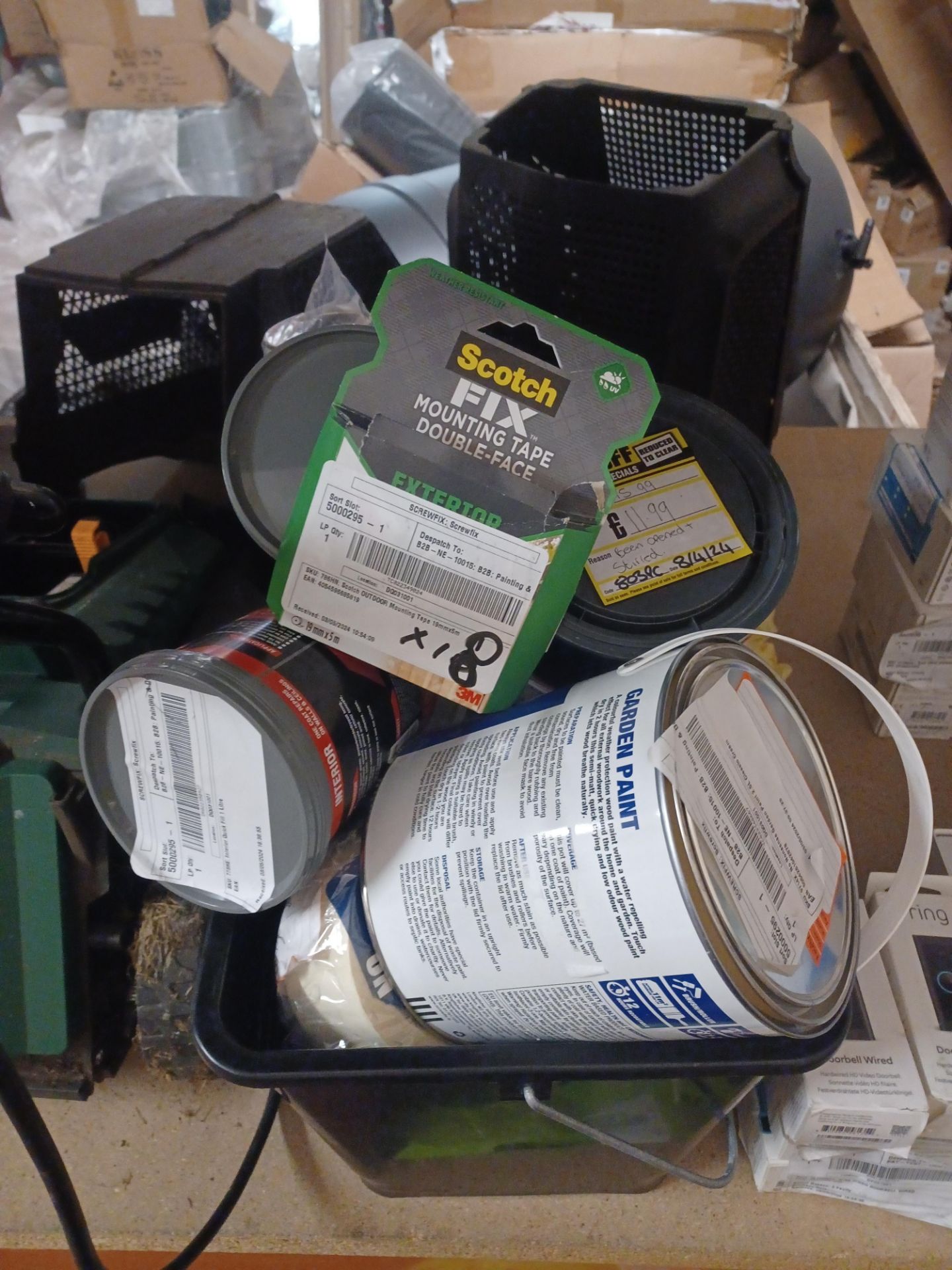 18 x Mixed Lot of Duct Tupe, Paints and more.- PW