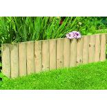 Garden Log Edging Rolls Lawn Border Edge (H)300mm (L)1.8M. - S2.